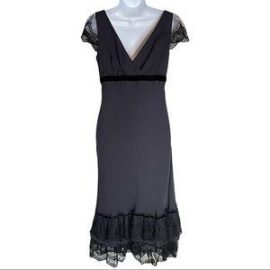 LOFT 100% Silk Midi Dress SZ 10